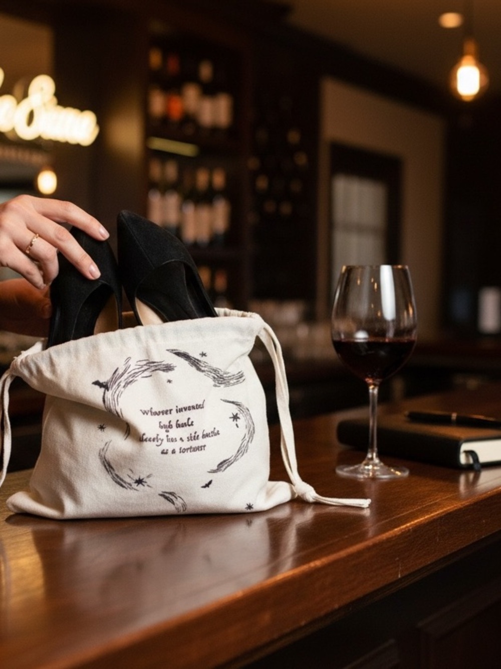 Pottery Barn Beverage Bag to protect your bottles